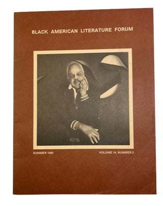 Item #19951 Black American Literature Forum, Vol. 14, No. 2 (Summer, 1980). Owen *Dodson