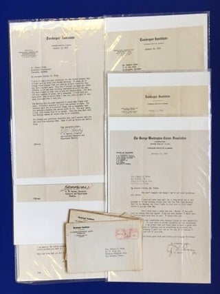 Item #36888 Eight Letters to Edward D. Tubbs (with secretarial signatures). George Washington Carver