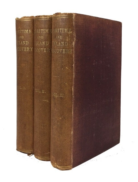 Item #48501 The Cabinet Cyclopaedia. Geography. The History of Maritime and Inland Discovery. Dionysius Lardner.