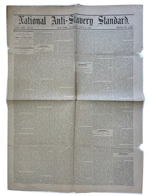 Item #53703 National Anti-Slavery Standard, No. 1466 (July, 11, 1868