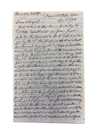 Item #54776 Five Autograph Letters sent to a grown daughter in Massachusetts by an Unidentified...
