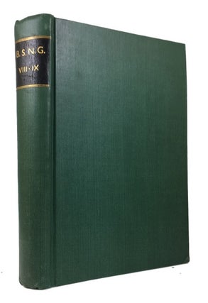 Item #56591 Bulletin de la societe neuchateloise de geographie, Tomes VIII (1894-1895) & IX...