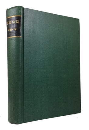 Item #56591 Bulletin de la societe neuchateloise de geographie, Tomes VIII (1894-1895) & IX...