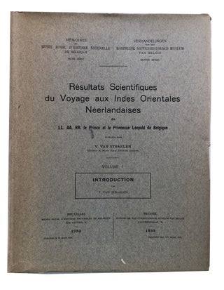 Item #56777 Resultats Scientifiques du Voyage aux Indes Orientales Neerlandaises de LL. AA. RR....