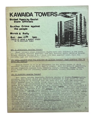 Item #56990 Kawaida Towers Stalled Again by Racist State Officials. Another Crime against the...