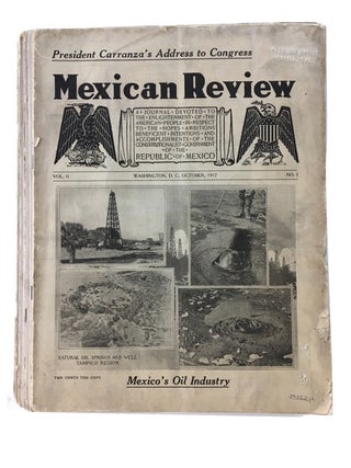 Item #59322 The Mexican Review, 10 Issues: Vol. II, Nos. 1, 2, 3, 5, 6, 7, 8, 9, 10/11, 12/13...