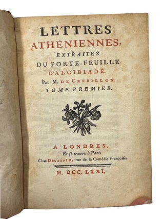 Lettres Atheniennes: Extraites du Porte-Feuill.e d'Alcibiade