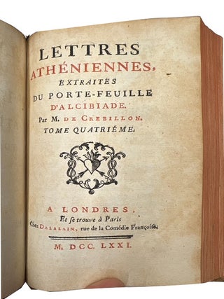Lettres Atheniennes: Extraites du Porte-Feuill.e d'Alcibiade
