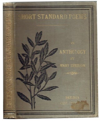 Item #62144 Short Standard Poems: An Anthology. Mary Emerson, compiler