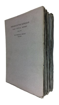 Item #63663 Annual Report[s]. A Collection of the First Twenty (1925-6 to 1944-5). Friends of the...