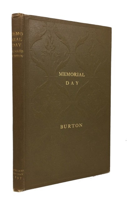 Item #63817 Memorial Day and Other Poems. Richard Burton.