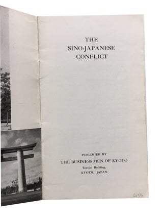 The Sino-Japanese Conflict