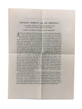 The Sino-Japanese Conflict