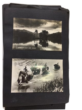 Item #68389 Bob's Album which Includes Some Photos of India (one of Gandhi) from 1935. [our...
