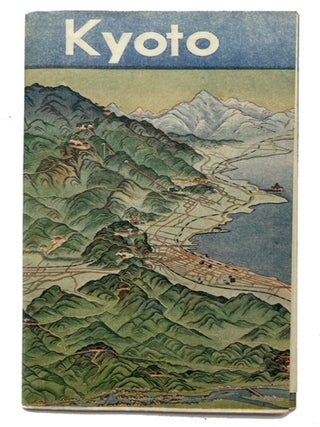 Item #68553 Bird's Eye View of Kyoto. Folding Map
