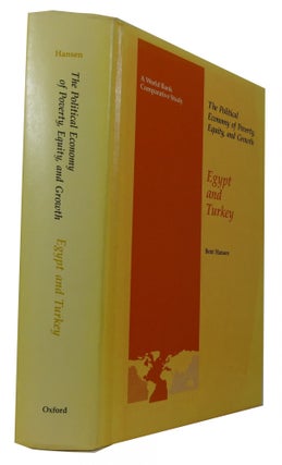 Item #69683 Political Economy of Poverty, Equity, and Growth: Egypt and Turkey. Bent Hansen
