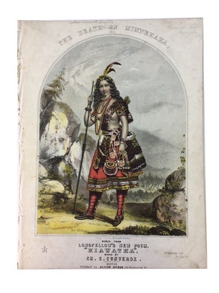Item #71304 The Death of Minnehaha. Charles C. Converse, Henry Wadsworth Longfellow, music, words
