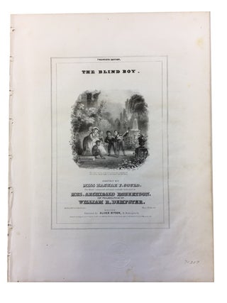 Item #71309 The Blind Boy. William R. Dempster, Hannah Gould, music, words