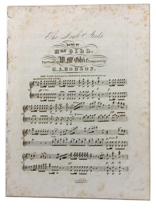 Item #71312 The Arab Steed. G. A. Hodson, W. McGhie, music, words