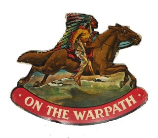 Item #73429 On the Warpath. Valentine, Ltd Sons, publisher