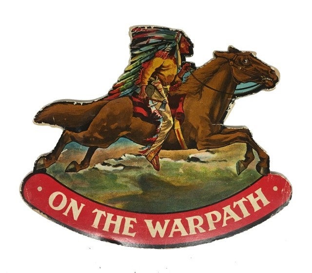 Item #73429 On the Warpath. Valentine, Ltd Sons, publisher.