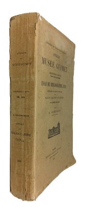 Item #74125 Essai de Bibliographie Jaina: Repertoire Analytique et Methodique des Travaux...
