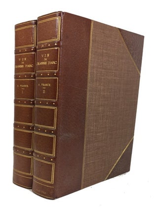 Item #74750 Vie de Jeanne d'Arc. Anatole France