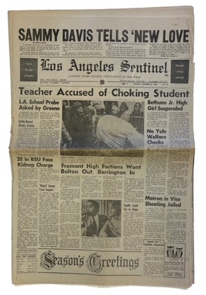 Item #75561 Los Angeles Sentinel, Vol. XXXV, No. 52 (December 26, 1968