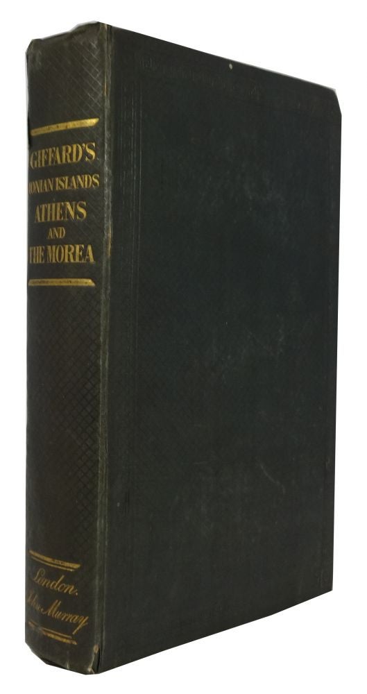 Item #76424 A Short Visit to the Ionian Islands, Athens, and the Morea. Edward Giffard.