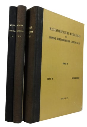 Item #76744 Wissenschaftliche Mitteilungen des Bosnisch-Herzegowinischen Landesmuseums. Heft A....