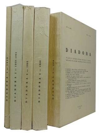 Item #76758 Diadora: glasilo Arheoloskog muzeja u zadru = Organ du Musee archeologique de Zadar....