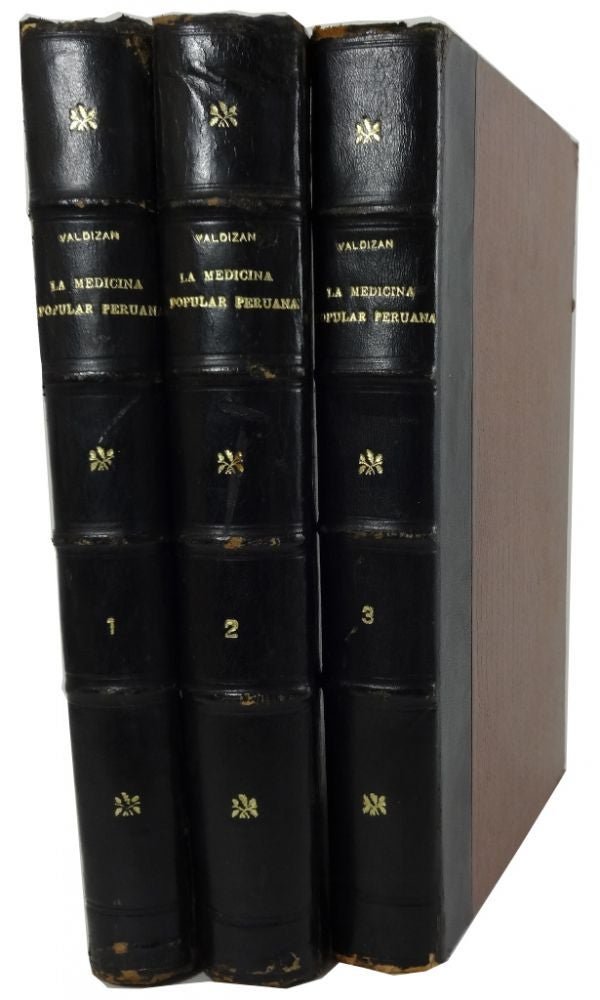 Item #77208 Medicina Popular Peruana. [3 volumes. 1922]. Hermilio Valdizon, Angel Maldonado.
