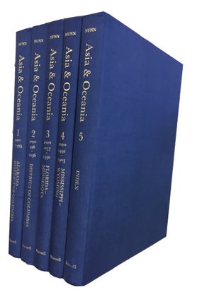 Item #77341 Asia and Oceania: A Guide to Archival & Manuscript Sources in the United States....