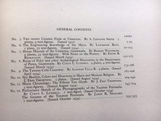 Contributions to American Archaeology. Volume II, Nos. 5 to 12.