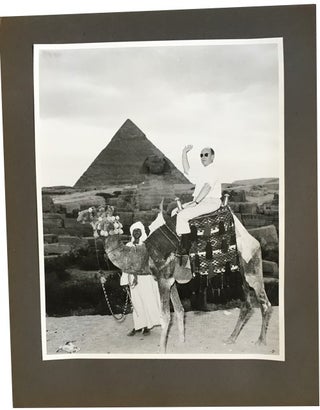 Item #78360 Adlai Stevenson in Egypt. 1953. [recent title on backstrip]. Photo Album