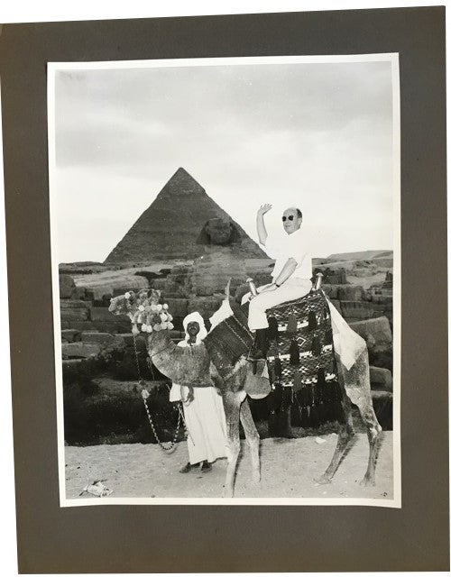 Item #78360 Adlai Stevenson in Egypt. 1953. [recent title on backstrip]. Photo Album.
