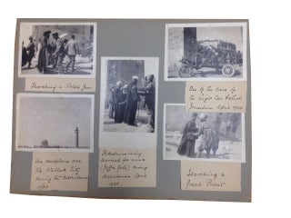 Item #78689 Photos of Palestine in 1920 on 4 Leaves from an Album Compiled by W. E. H. Condon....
