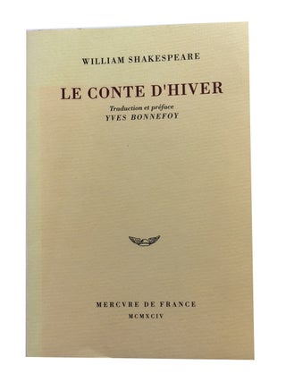 Item #79052 Le Conte d'Hiver. William Shakespeare