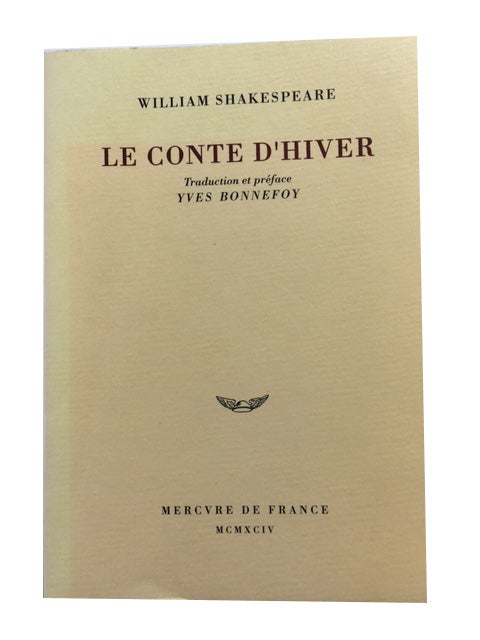 Item #79052 Le Conte d'Hiver. William Shakespeare.