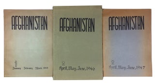 Item #79475 Afghanistan. Three issues: Vol. 1, No. 2 (April-June, 1946) and Vol. 2, Nos. 1 & 2...