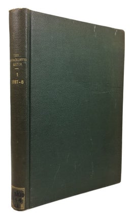The Massachusetts Editor. Vol. I, Nos. 1-12 (1897-1898)
