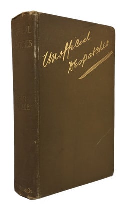 Item #80760 Unofficial Dispatches. Edgar Wallace