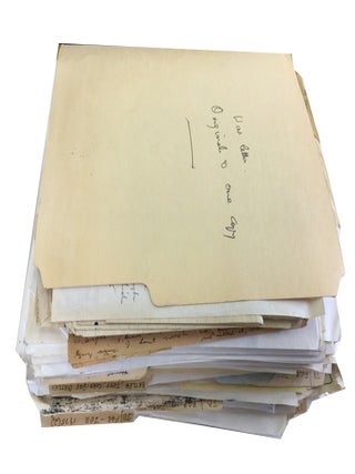 Item #81321 Archive of Letters and Other Materials. Guy Butler, Jeffrey Butler