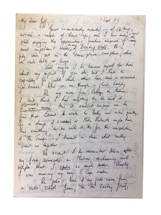 Archive of Letters and Other Materials