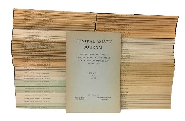 Item #81866 Central Asiatic Journal: International Periodical for the Languages, Literature, History and Archaeology of Central Asia. Vols. 1-27 (lacking only Vol. 9, No. 4 and Vol. 13, Nos. 1-4)