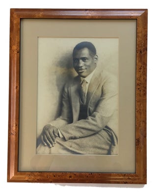 Item #82122 Photograph probably from the 1940s. Paul Robeson