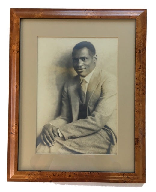 Item #82122 Photograph probably from the 1940s. Paul Robeson.
