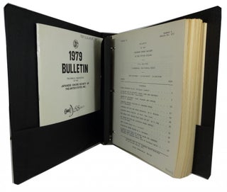 Bulletins and Newsletters. Includes: (1) Vols. 9, 10, 11, 12, 13, 14, 16 and 17 (1971-1980-81 of this organization's annual Bulletin; (2) 59 issues of their bi-monthly Newsletter; and (3) a few dealer lists, membership lists, etc.; Newsletters present include: Vol 6, No. 4; Vol. 7, No. 6, Vol. 8, No. 3; Vol. 9, Nos. 2-6; Vol. 10, Nos. 3-6; Vol. 11, Nos. 1, 3-6; Vol. 12, Nos. 1-6; Vol. 13, Nos. 1-6; Vol. 14, Nos. 1-6, Vol. 15, Nos. 1-6; Vol. 16, Nos. 1-6; Vol. 17, Nos. 1-6, Vol. 18, Nos. 1-6.