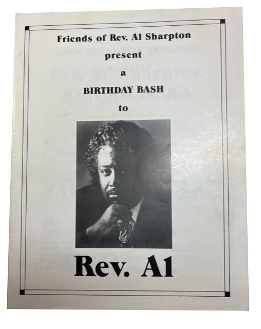 Item #82598 Friends of Rev. Al Sharpton Present a Birthday Bash to Rev. Al. Al Sharpton.