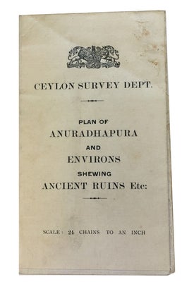 Item #82720 Plan of Anuradhapura and Environs Shewing Ancient Ruins Etc. Ceylon. Survey Dept